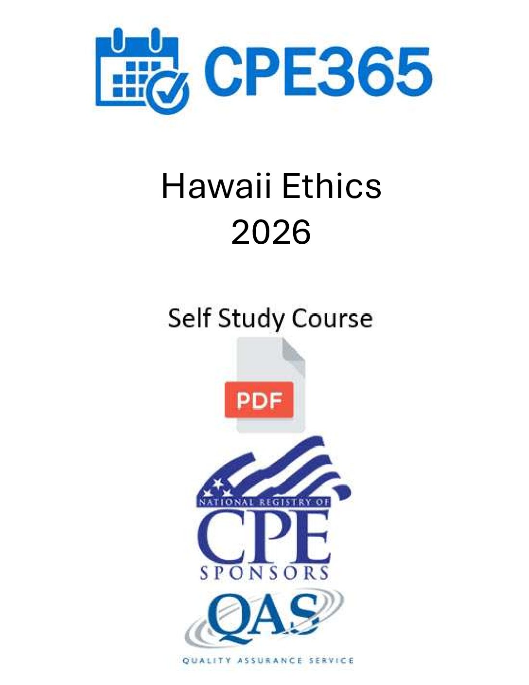 Hawaii Ethics 2026 – Self Study Course