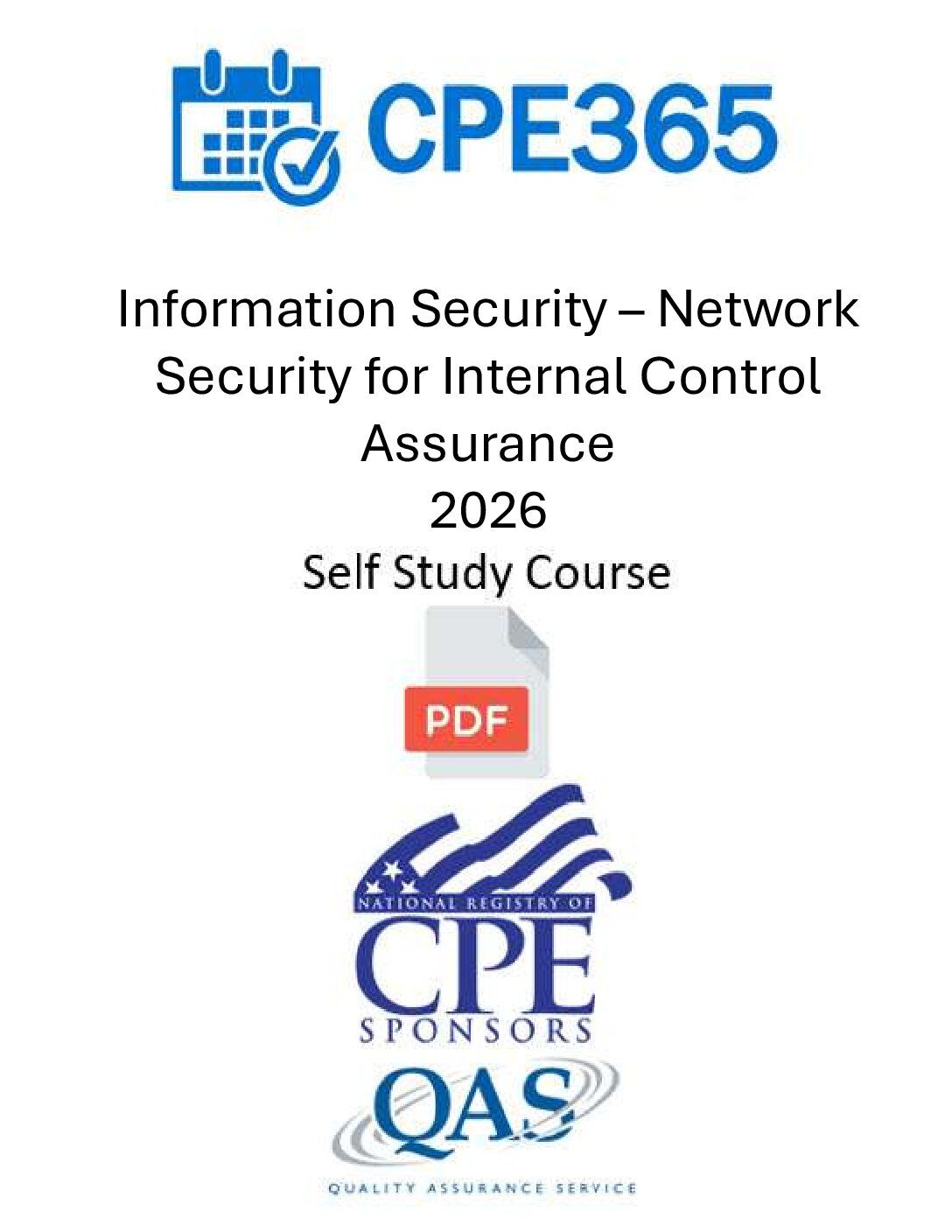 Information Security – Network Security for Internal Control Assurance 2026 – Self Study Course