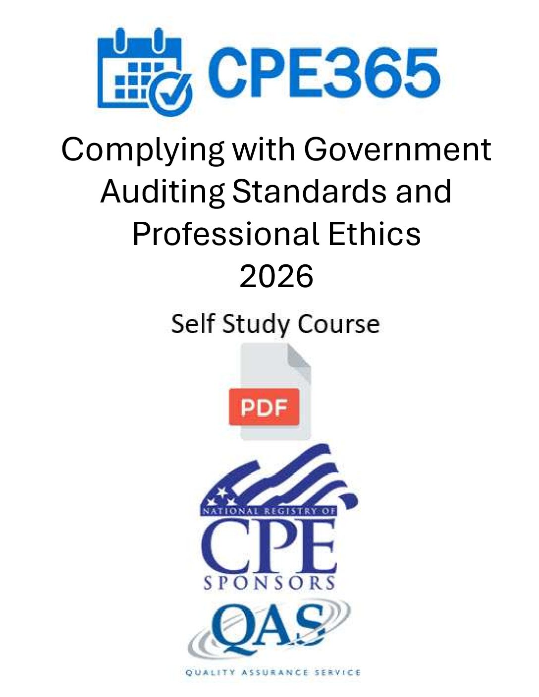 Complying with Government Auditing Standards and Professional Ethics 2026 – Self Study Course