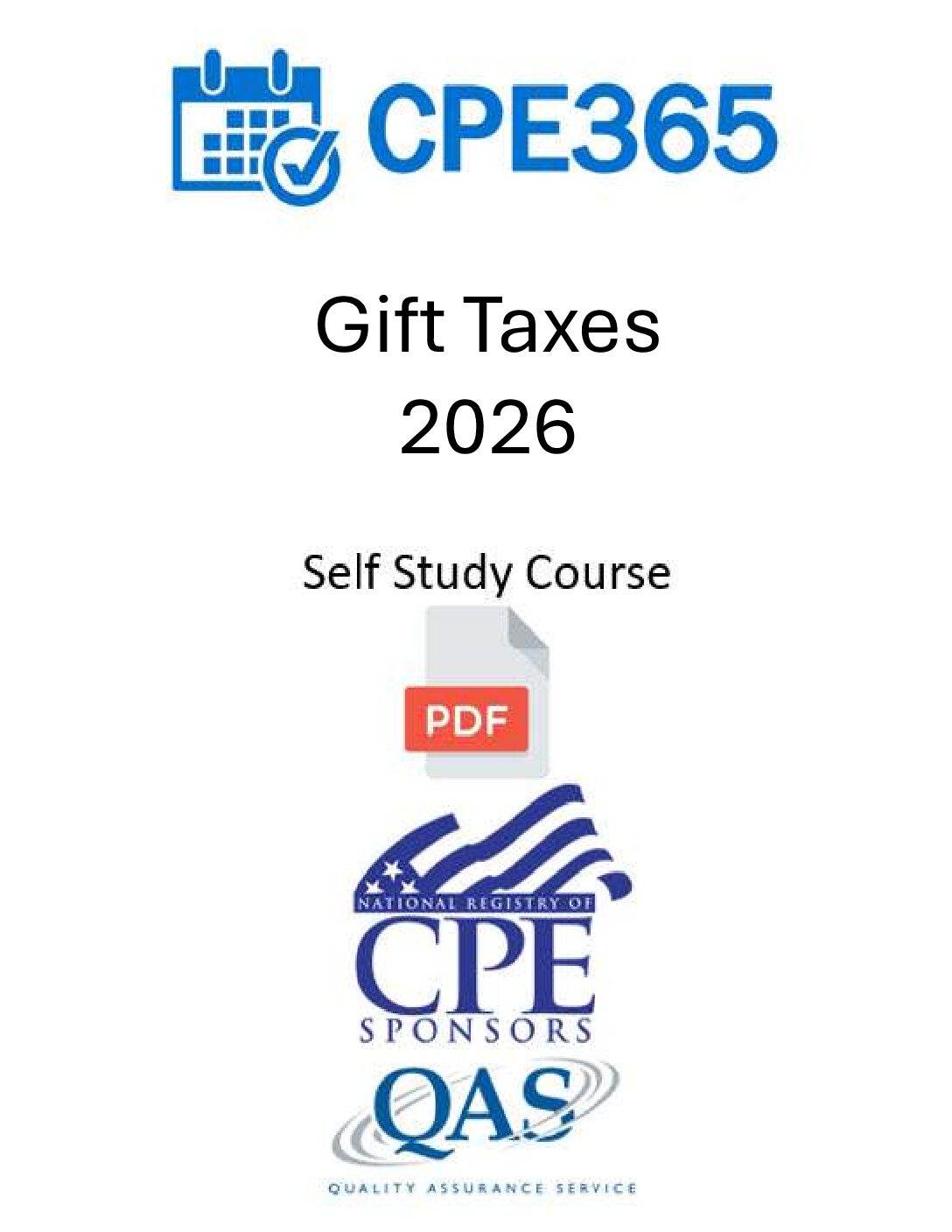 Gift Taxes for 2026 – Self Study Course