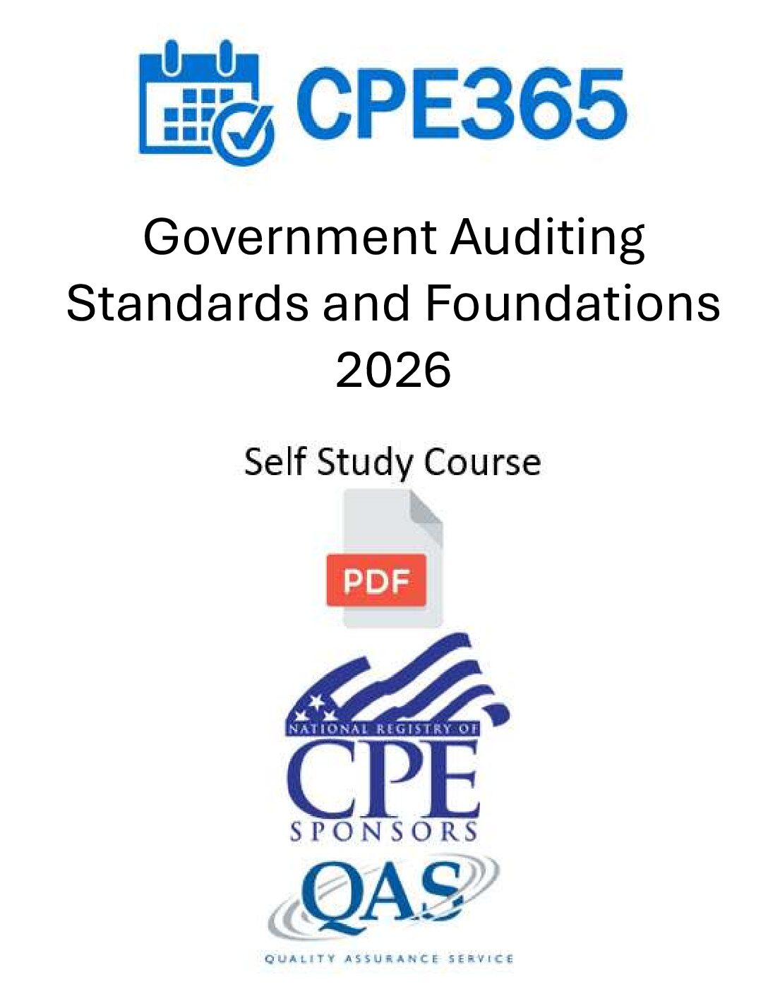 Government Auditing Standards and Foundations 2026 – Self Study Course