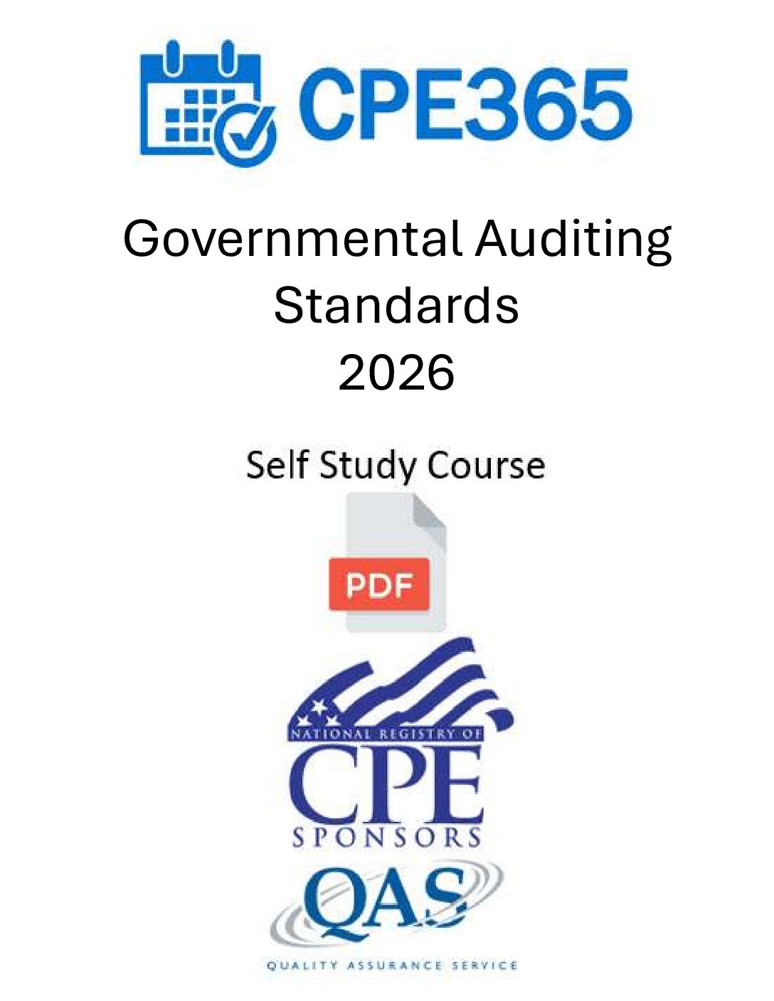 Governmental Auditing Standards 2026 – Self Study Course