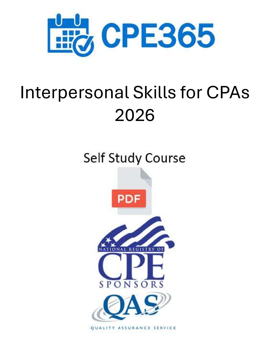 Interpersonal Skills for CPAs – 2026 – Self Study Course