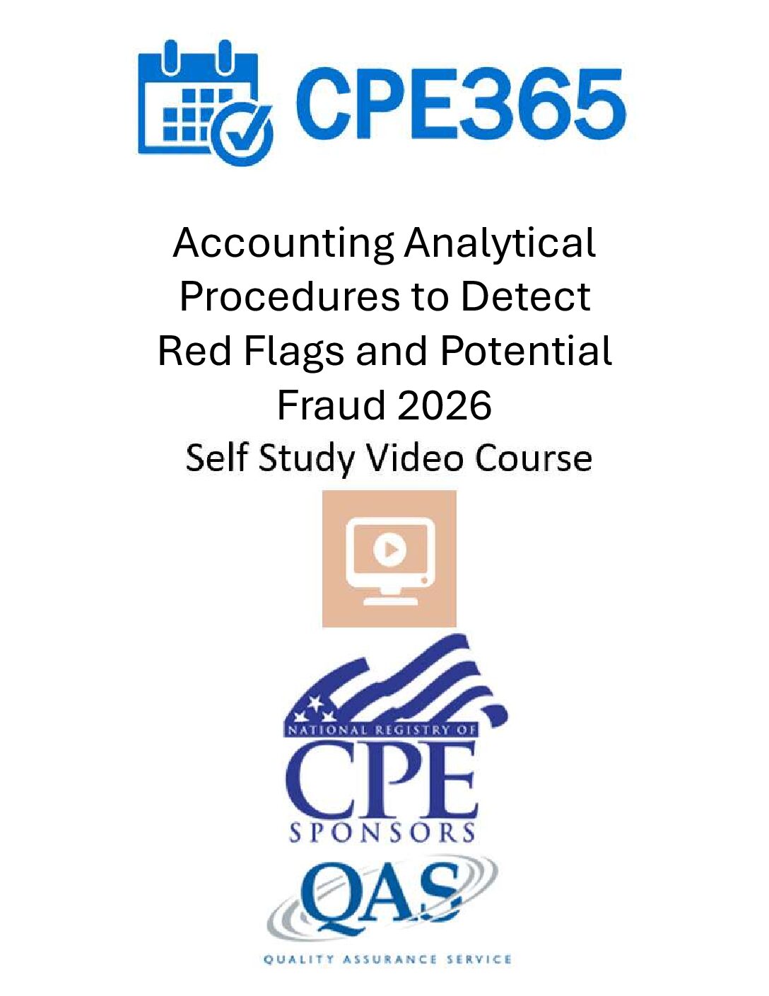 Accounting Analytical Procedures to Detect Red Flags and Potential Fraud 2026 – Video Self Study Course