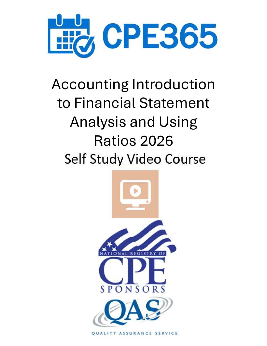 Accounting Introduction to Financial Statement Analysis and Using Ratios 2026 – Video Self Study Course
