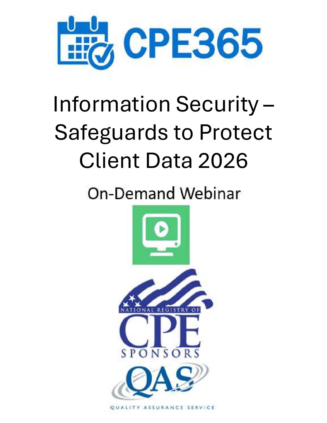 Information Security – Safeguards to Protect Client Data 2026 – On Demand Webinar