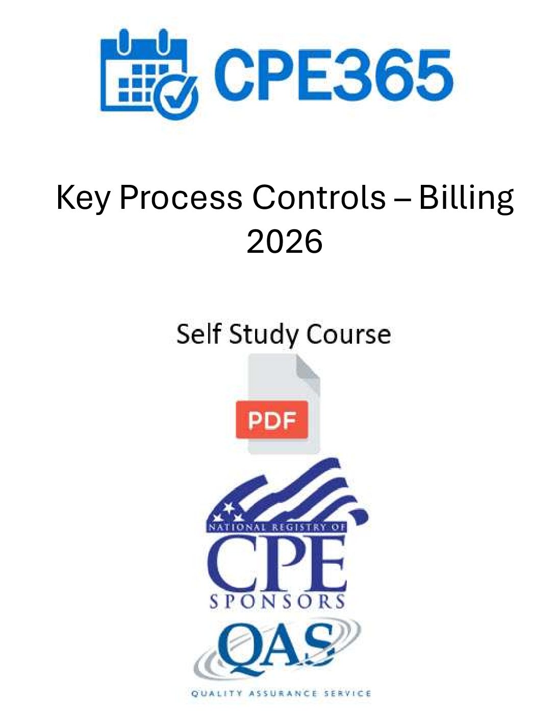 Key Process Controls – Billing - 2026 – Self Study Course